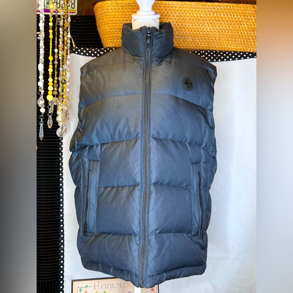 NWOT Michael Kors Black Puffer Vest Size Large